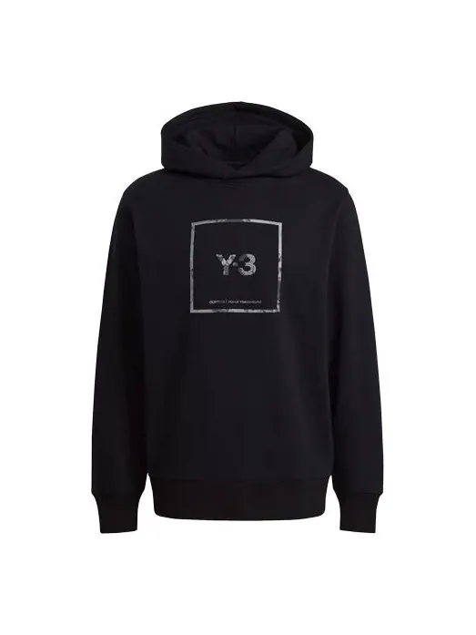 Худи Y-3 SS21 Logo Printing Unisex Black — изображение 1 из 4, черный