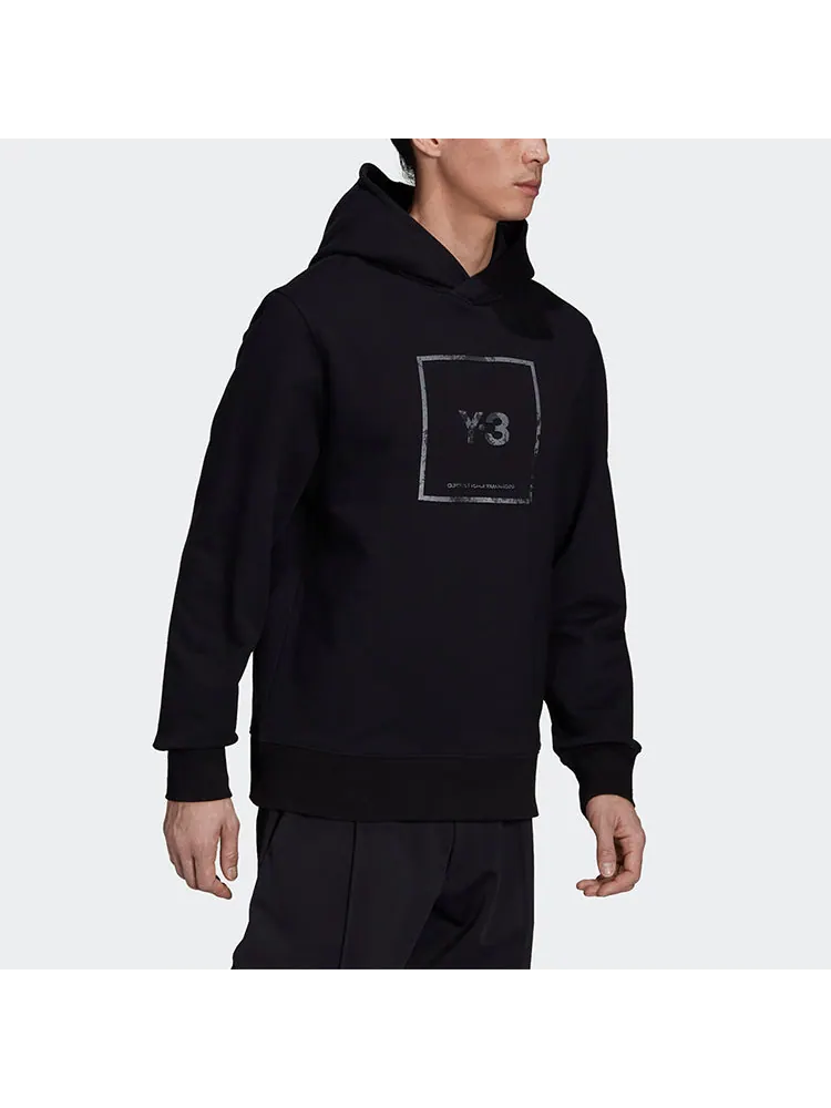 Худи Y-3 SS21 Logo Printing Unisex Black — изображение 4 из 4, черный