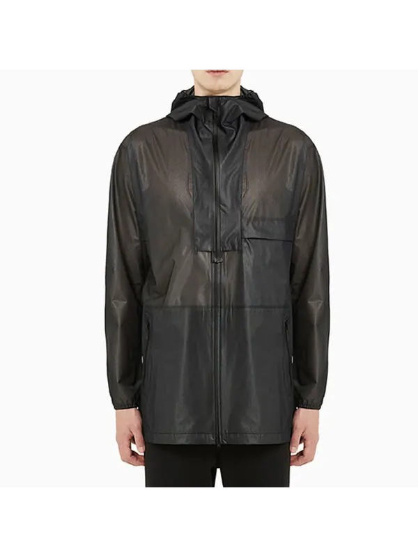 Куртка Men's Y-3 SS21 Nylon waterproof Jacket Black — изображение 4 из 4, черный
