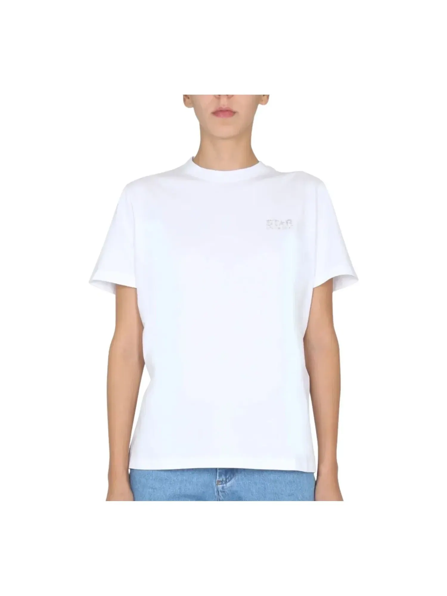 Футболка с коротким рукавом Golden Goose (WMNS), белая, GWP01220-P000594-80185 — изображение 1 из 2, белый