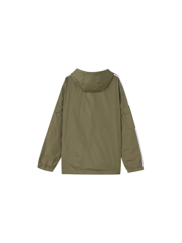 Куртка adidas originals 3-Stripes Wb hooded track Jacket Green — изображение 2 из 4, зеленый