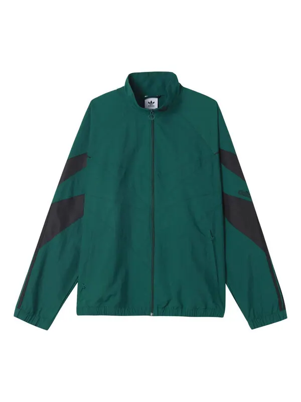 Куртка adidas Stripe Stand Collar Jacket Green — изображение 1 из 3, мульти