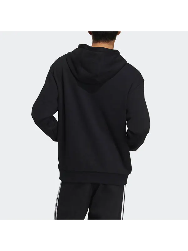 Толстовка originals i trfl ch hd 2 alphabet logo pattern printing hooded long sleeves black Adidas — изображение 3 из 4