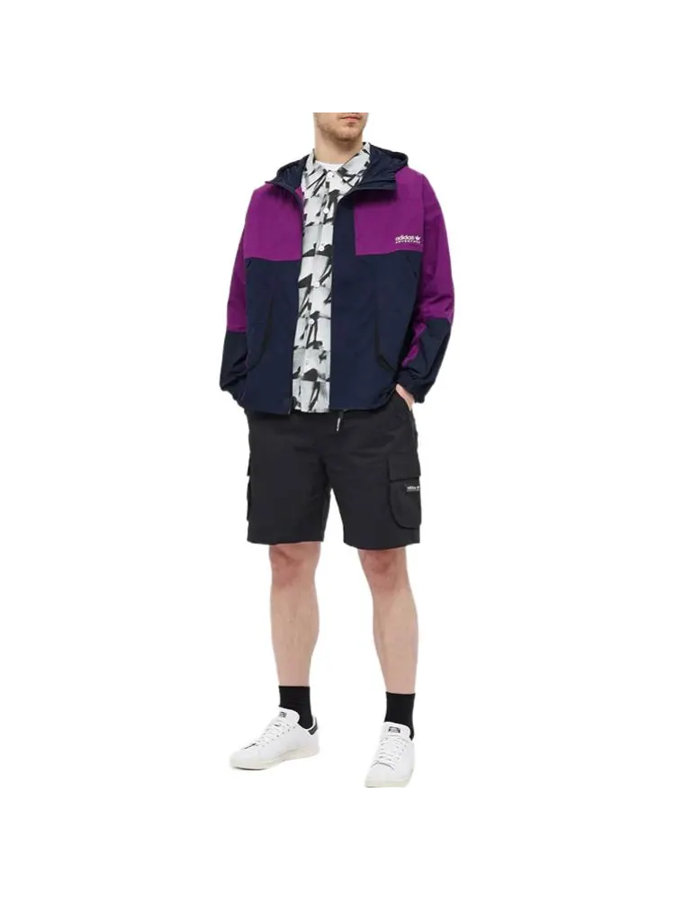 Ветровка adidas originals Logo — изображение 2 из 4, фиолетовый