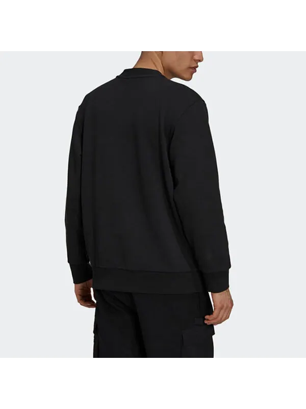 Толстовка Men's adidas originals Funny Printing Sports Round Neck Pullover Black — изображение 3 из 4, мульти