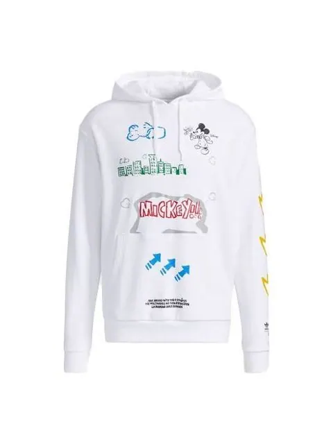Толстовка adidas originals Fangtastic Series Disney Mickey Printing Pullover White — изображение 1 из 4, белый
