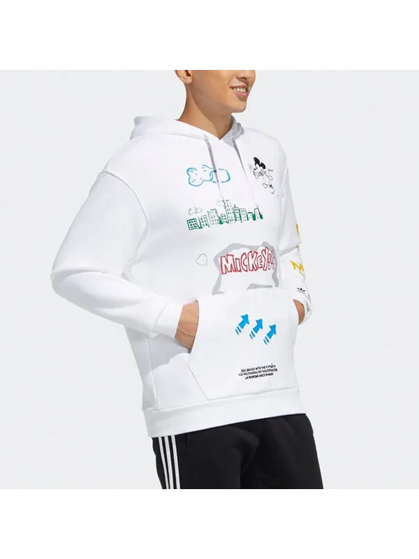 Толстовка adidas originals Fangtastic Series Disney Mickey Printing Pullover White — изображение 4 из 4, белый