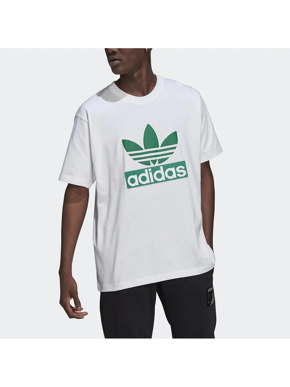 Футболка Adidas Originals Trefoil — изображение 3 из 9, белый
