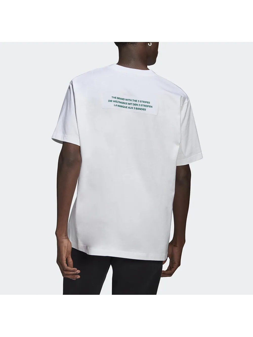 Футболка Adidas Originals Trefoil — изображение 4 из 9, белый