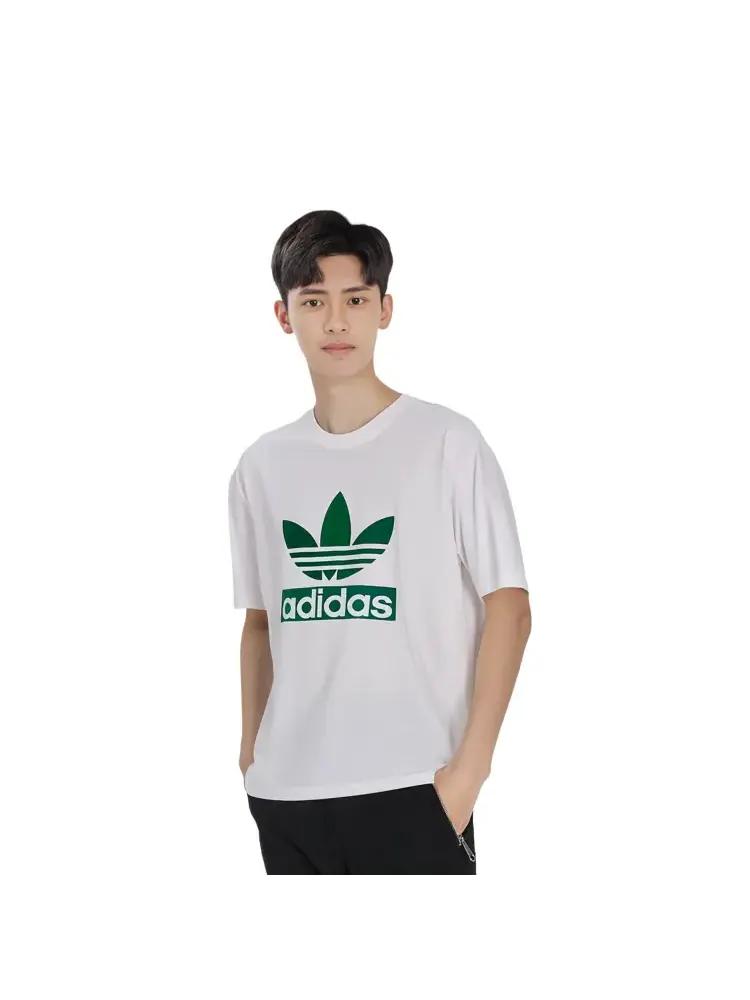 Футболка Adidas Originals Trefoil — изображение 5 из 9, белый
