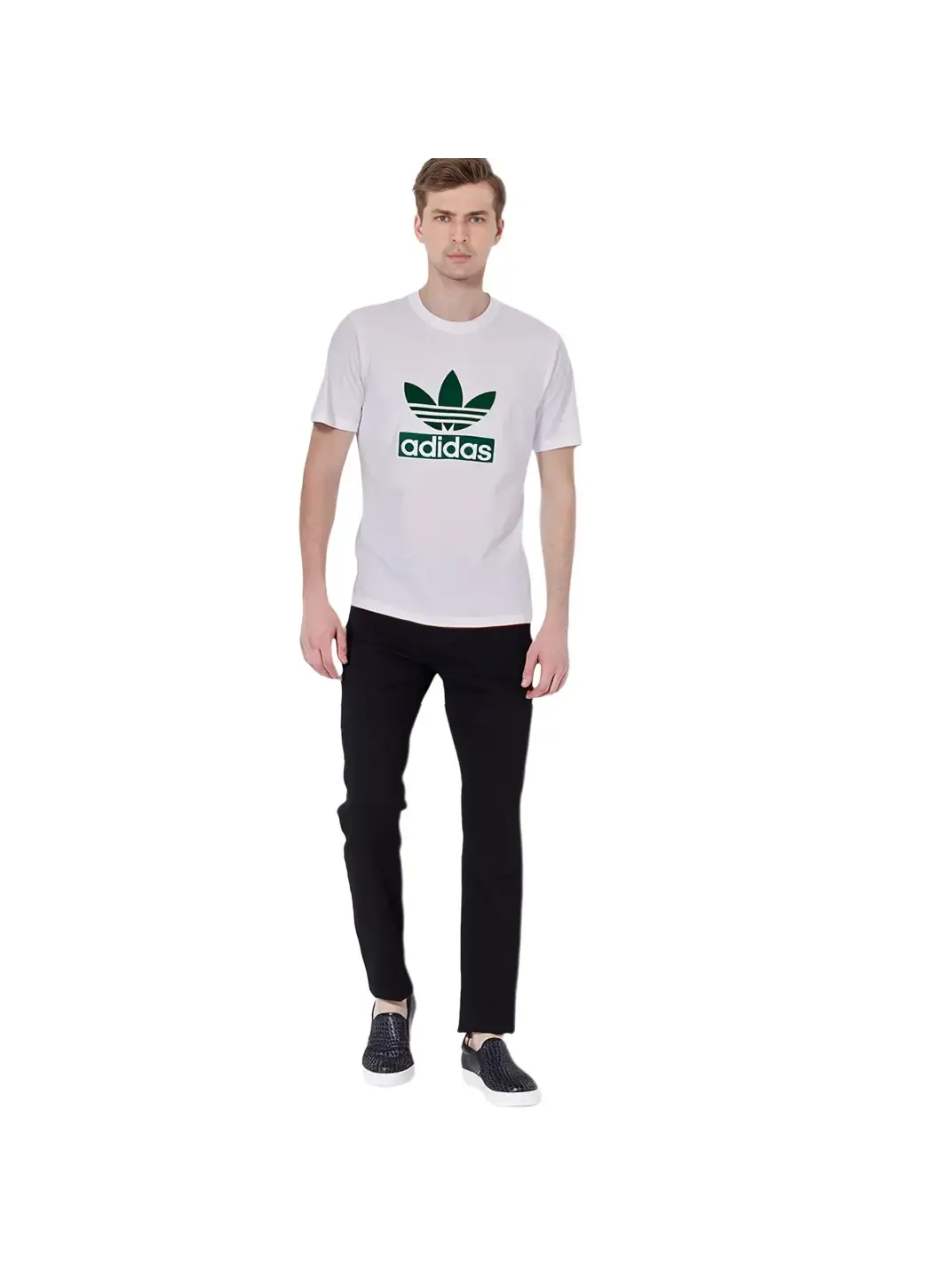 Футболка Adidas Originals Trefoil — изображение 6 из 9, белый