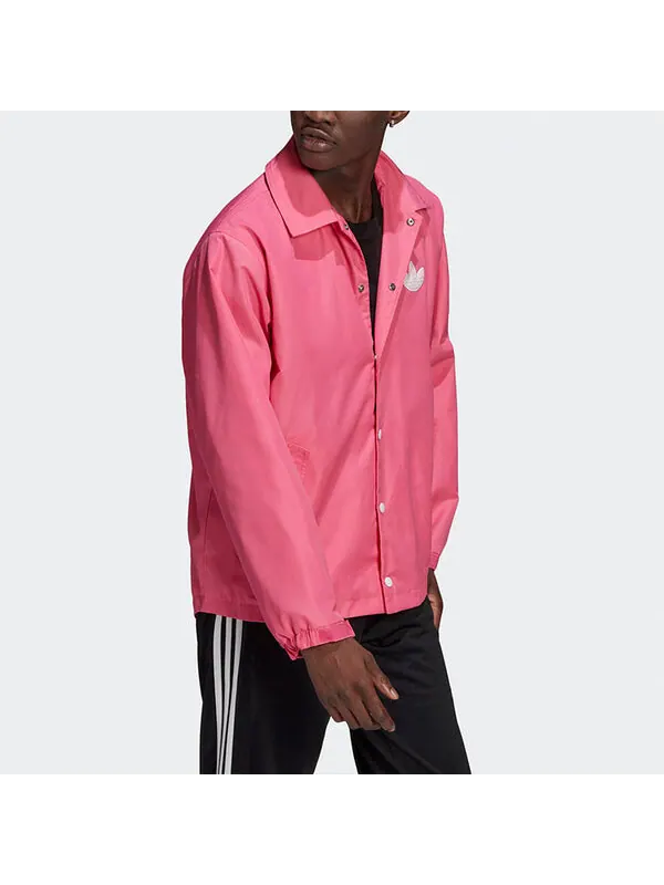 Куртка Adidas originals Big Trfl Men's Jacket Pink — изображение 4 из 4, розовый