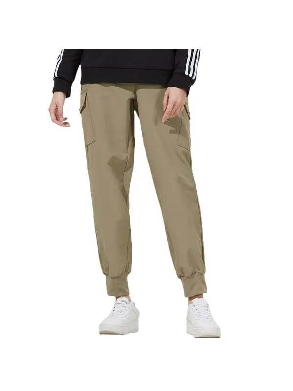 Брюки str warm woven pants 'tan' Adidas — изображение 2 из 3, бежевый