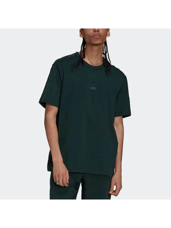 Футболка оригинальные ryv logo tee свободные спортивные с круглым вырезом короткий рукав Adidas — изображение 3 из 4