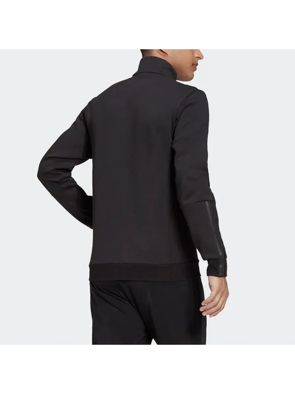 Куртка adidas M DK TJ Solid Color Logo Athleisure Casual Sports Jacket Black — изображение 4 из 4, черный