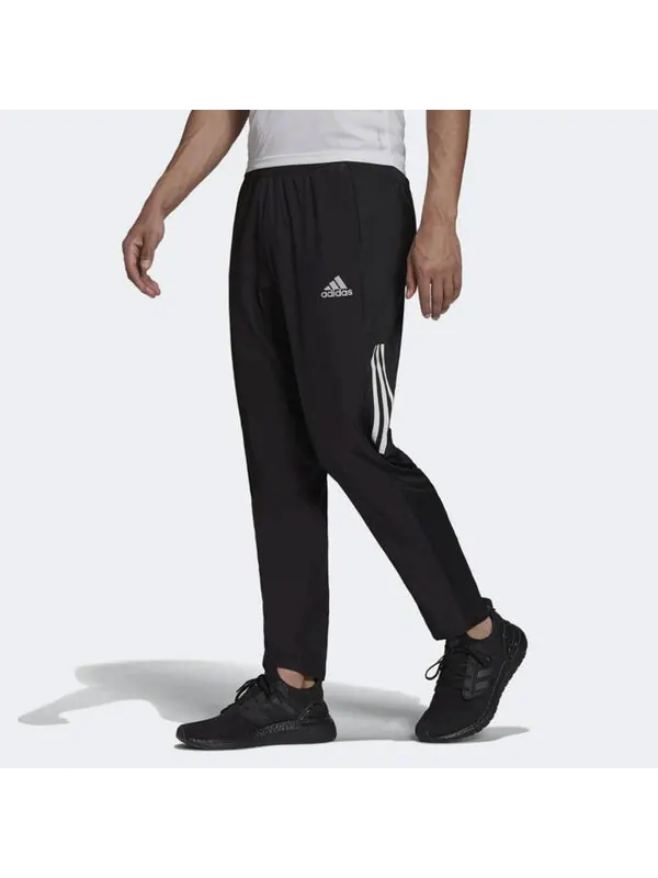 Спортивные штаны Men's adidas Logo Sports Running Long Pants/Trousers Black — изображение 2 из 4, черный