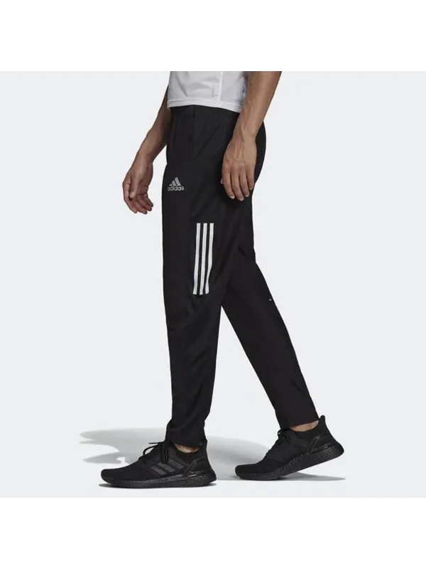 Спортивные штаны Men's adidas Logo Sports Running Long Pants/Trousers Black — изображение 4 из 4, черный