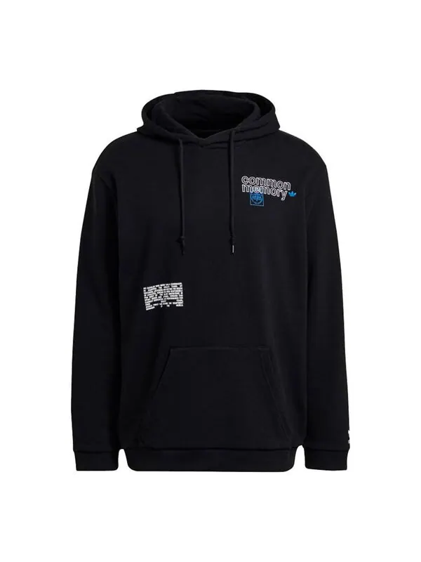Толстовка Men's adidas originals Sports Pullover Hooded Casual Knit Black — изображение 1 из 3, мульти