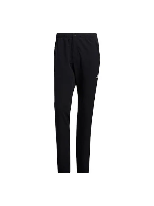 Спортивные штаны Men's adidas Lacing Elastic Waistband Slim Fit Sports Pants/Trousers/Joggers Black — изображение 1 из 4