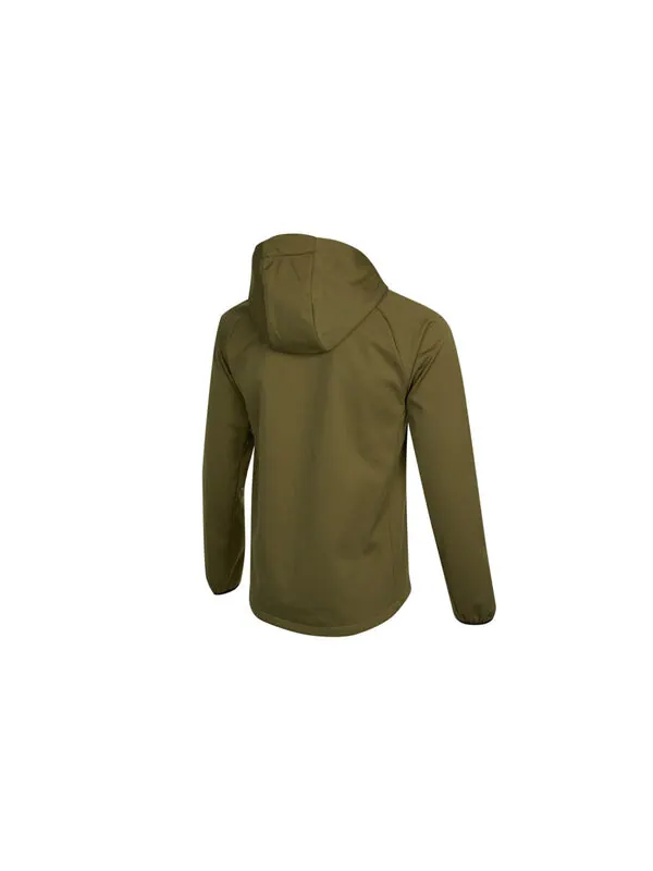 Куртка Men's adidas Outdoor Sports Fleece Lined Hooded Logo Jacket Olive — изображение 2 из 4, оливковый