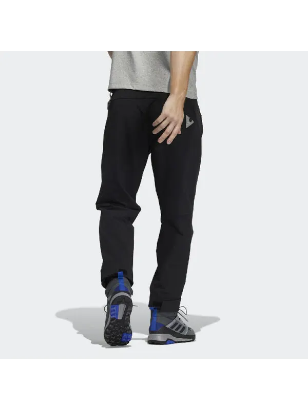 Спортивные штаны Men's adidas Logo Casual Breathable Sports Pants/Trousers/Joggers Black — изображение 3 из 4, мульти