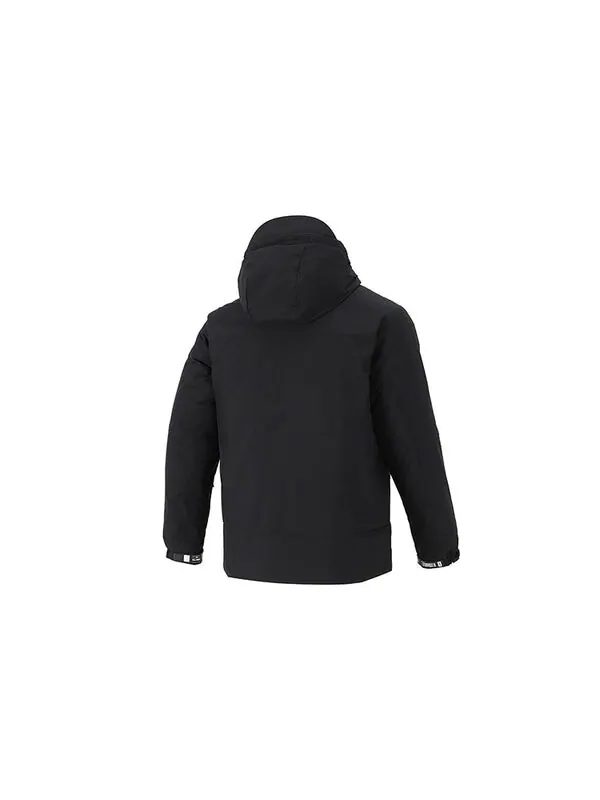 Пуховик adidas Snw Down Jkt Drawstring hooded Casual Stay Warm Down Jacket Black — изображение 2 из 4, мульти