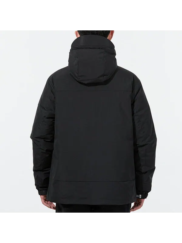 Пуховик adidas Snw Down Jkt Drawstring hooded Casual Stay Warm Down Jacket Black — изображение 4 из 4, мульти