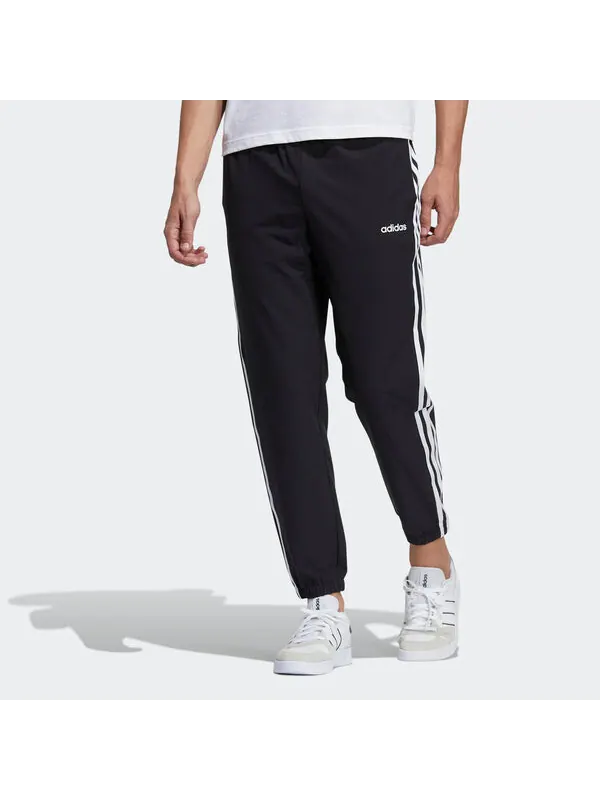Спортивные штаны adidas neo M Ce 3s Wvn Tp Bundle Feet Sports Long Pants Black — изображение 2 из 4, черный