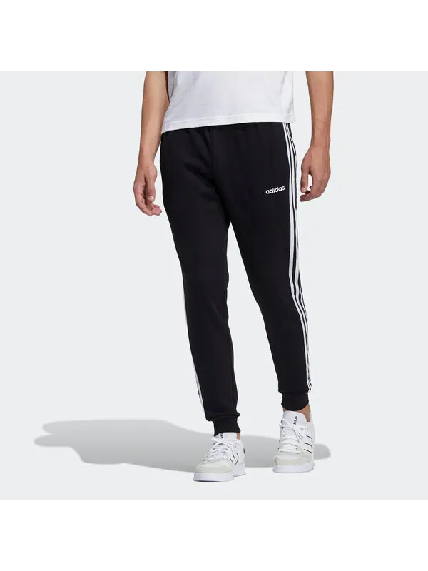 Спортивные штаны Men's adidas neo Ce 3s Knit Casual Breathable Sports Bundle Feet Long — изображение 2 из 4, черный
