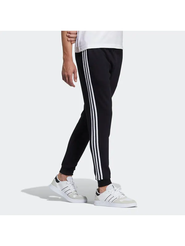 Спортивные штаны Men's adidas neo Ce 3s Knit Casual Breathable Sports Bundle Feet Long — изображение 4 из 4, черный