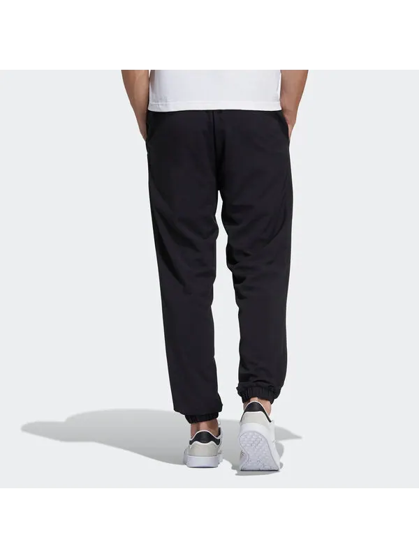 Спортивные штаны Men's adidas neo Ce C+ Wvn Tp Solid Color Knit Bundle Feet Athletics Sports — изображение 3 из 4, черный