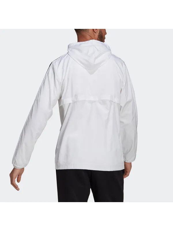 Куртка adidas M 3s Wb Casual Sports Hooded Jacket White — изображение 3 из 4, белый