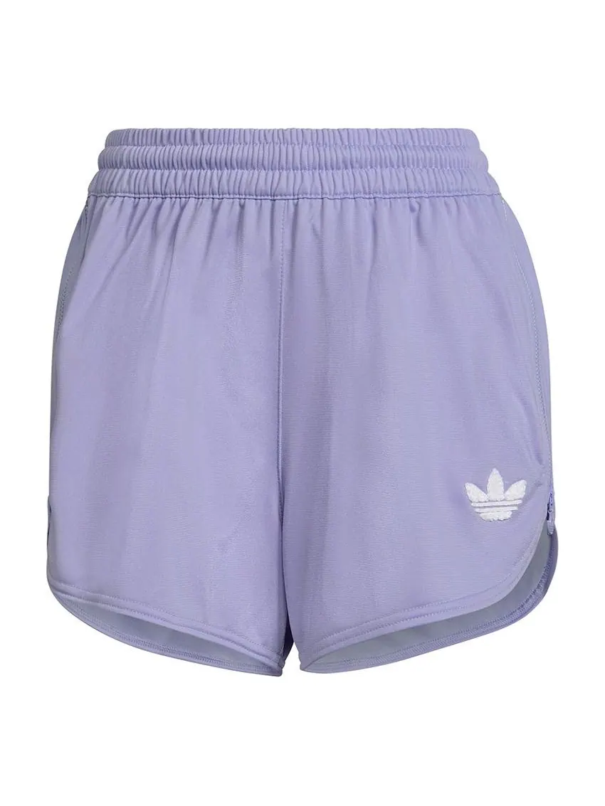Спортивные шорты (WMNS) adidas originals Shorts Embroidery Shorts Purple — изображение 1 из 4, фиолетовый