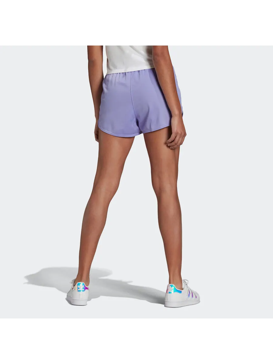 Спортивные шорты (WMNS) adidas originals Shorts Embroidery Shorts Purple — изображение 3 из 4, фиолетовый