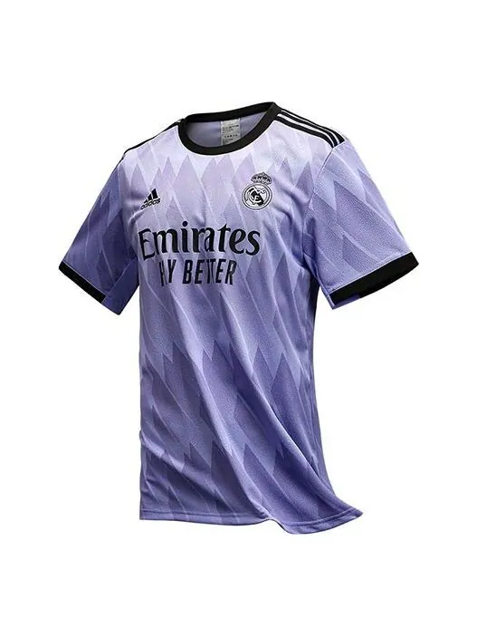 Футболка Adidas Real Madrid 22/23 Away Jersey 'Light Purple' — изображение 1 из 4, светлый фиолетовый