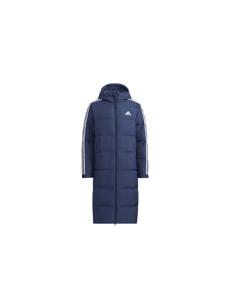 Пуховик Adidas 3St Long Coat — изображение 1 из 6, синий