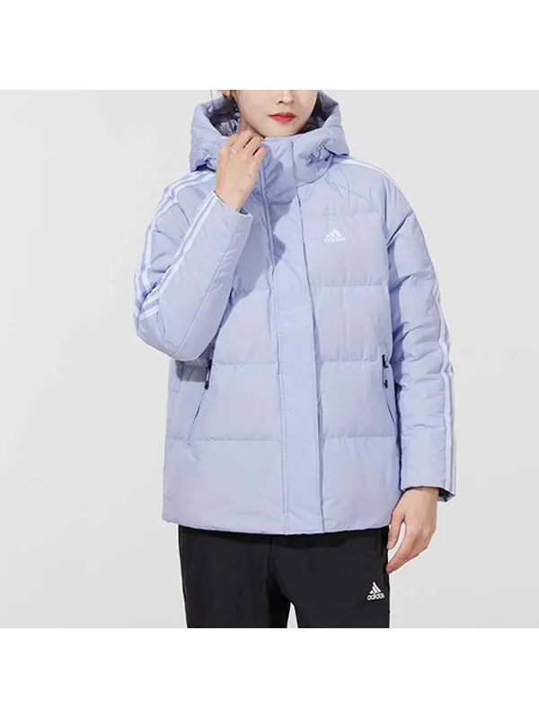 Куртка из искусственной замши пуховая куртка азиатские размеры Adidas — изображение 3 из 4, фиолетовый