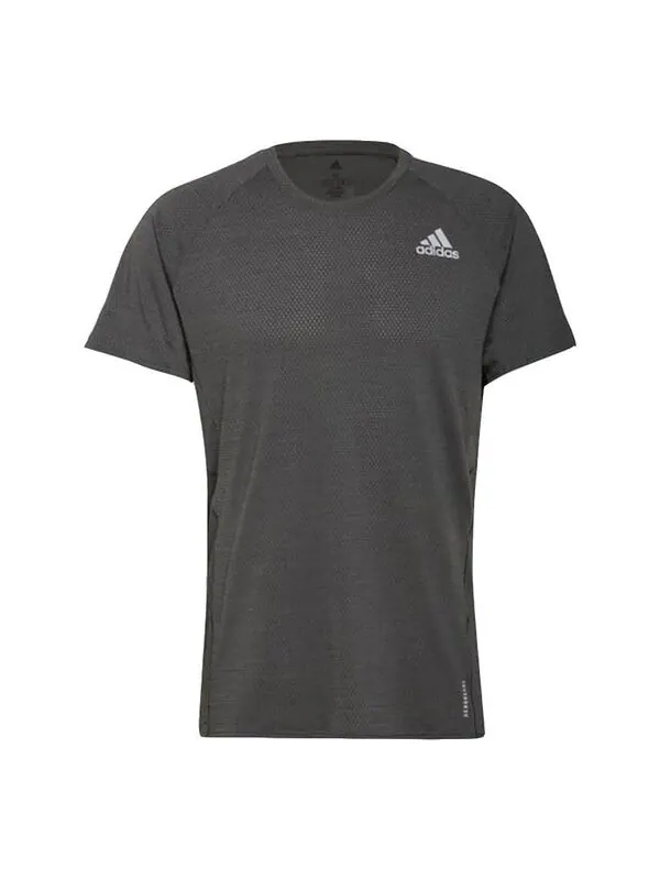 Футболка adidas Leisure Sports Running Short Sleeve Men's Dark Grey — изображение 1 из 4, темный серый