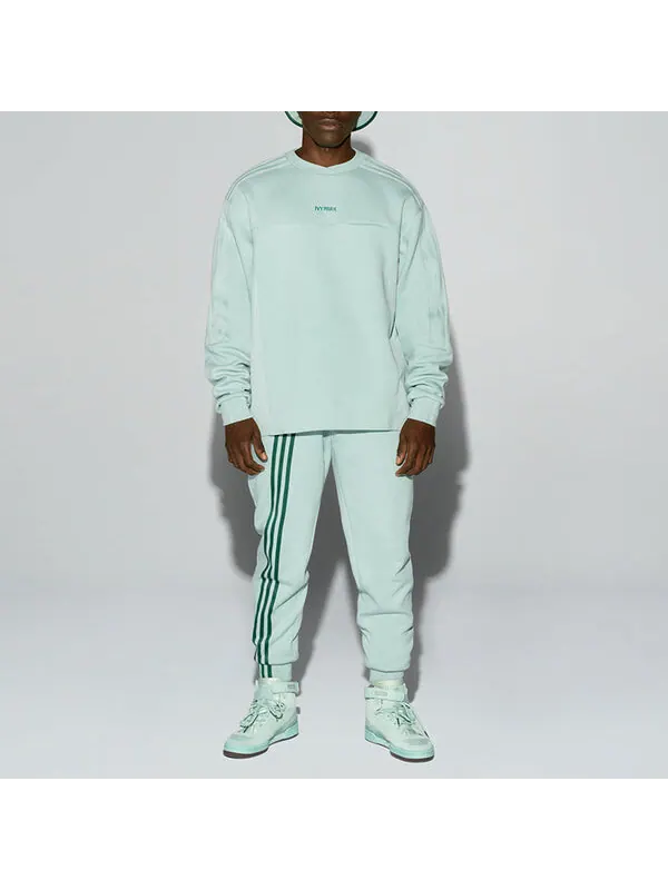 Толстовка adidas originals x IVY PARK Crossover Alphabet Embroidered Solid Color Sports Couple — изображение 3 из 4, зеленый