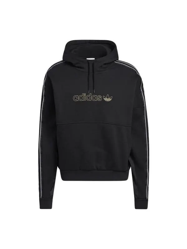 Толстовка Men's adidas originals Stripe Pullover Black — изображение 1 из 4, мульти