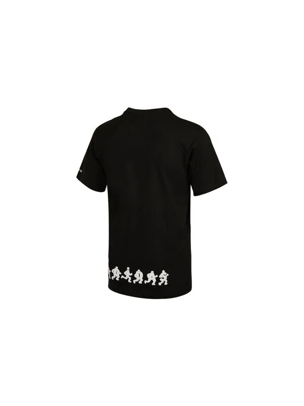 Футболка adidas originals Trefo Graffiti Logo Printing Sports Short Sleeve Black — изображение 2 из 2, черный