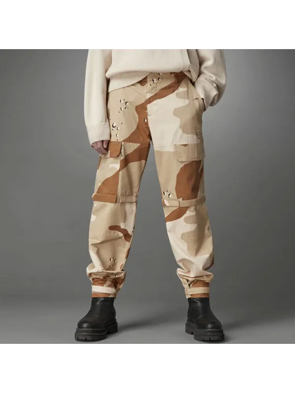 Брюки originals blue version series cotton camouflage cargo casual pants khaki Adidas — изображение 2 из 4, хаки