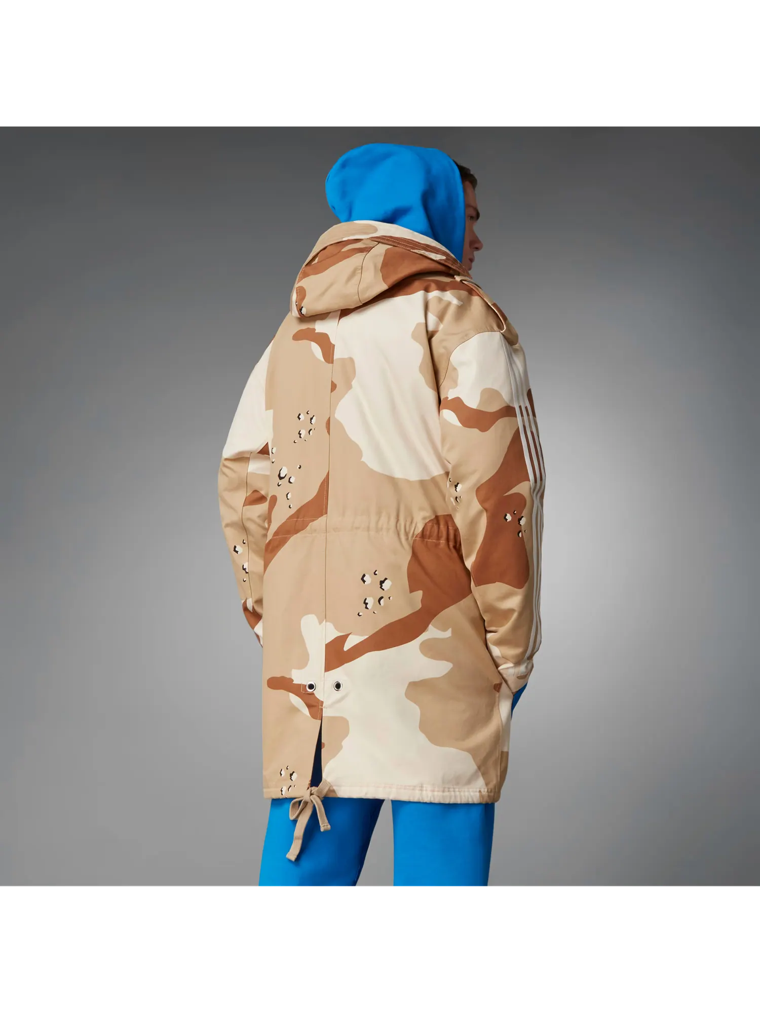Куртка Adidas Originals Chamarra Parka Blue Version — изображение 2 из 9, мульти