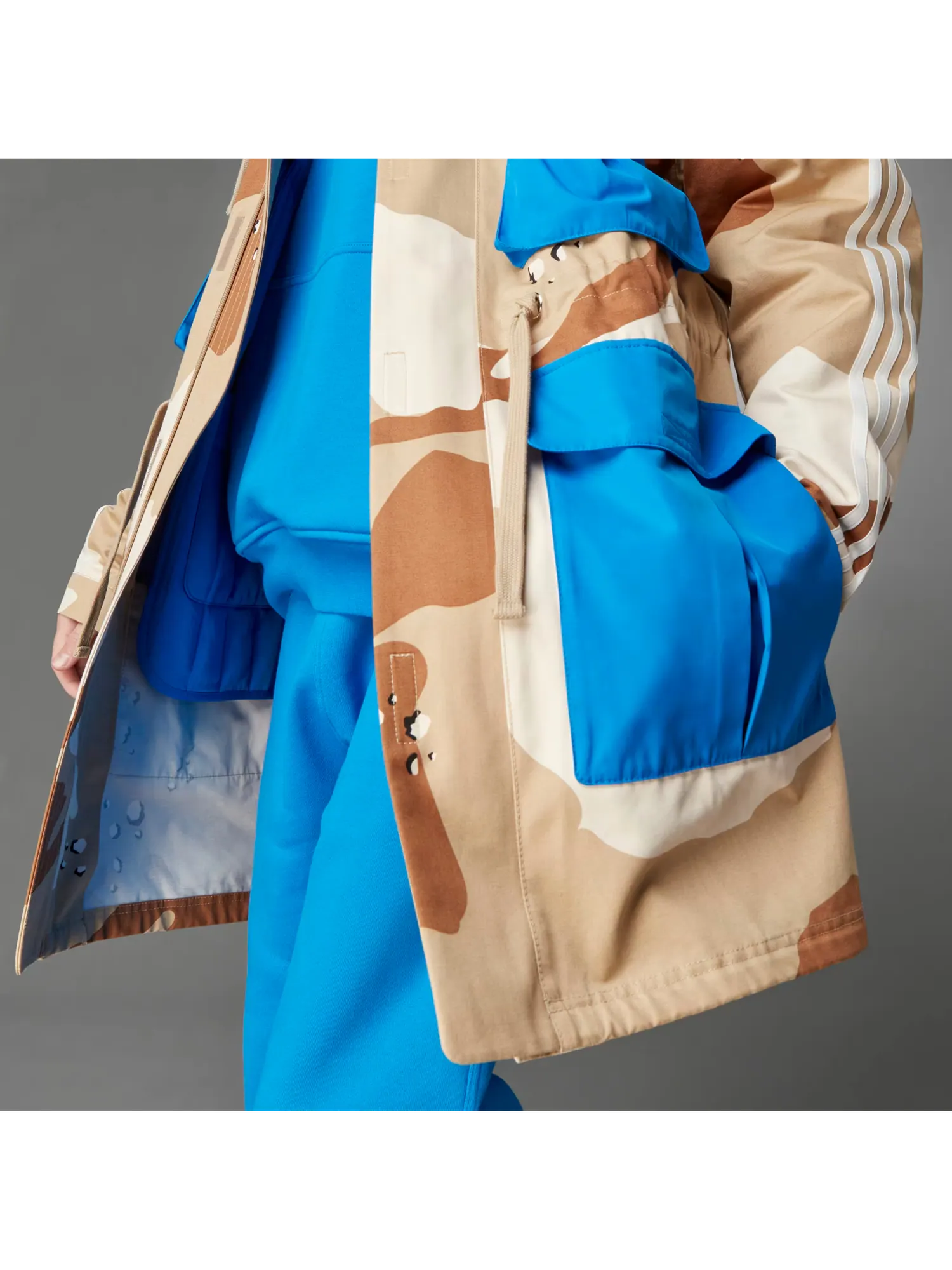 Куртка Adidas Originals Chamarra Parka Blue Version — изображение 7 из 9, мульти