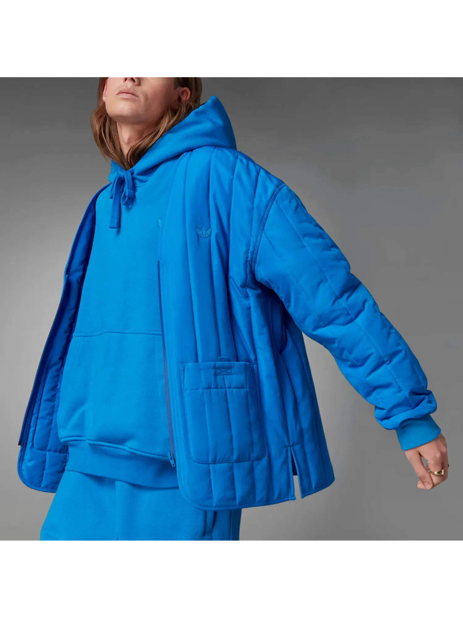 Куртка Adidas Originals Chamarra Parka Blue Version — изображение 8 из 9, мульти