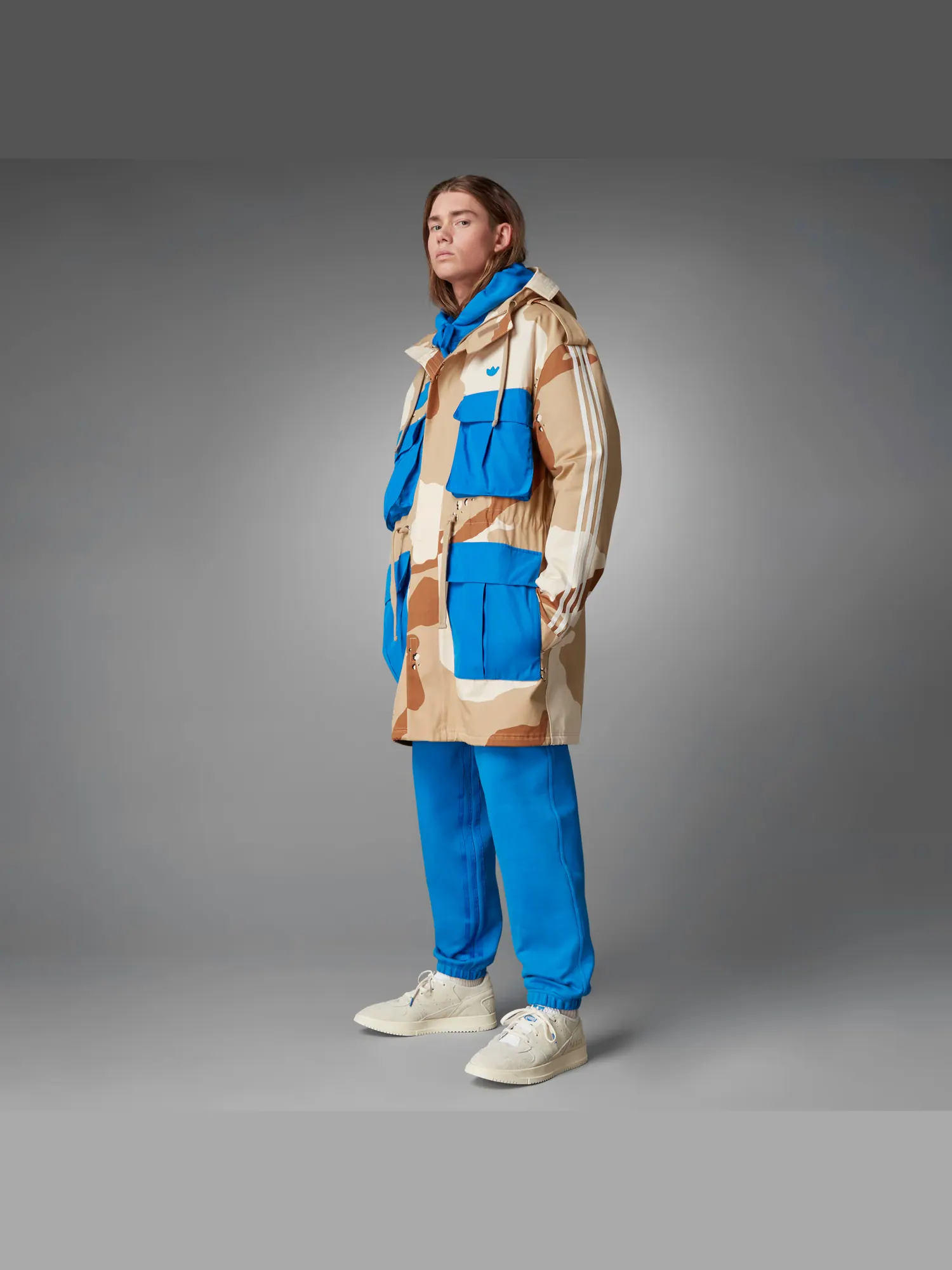 Куртка Adidas Originals Chamarra Parka Blue Version — изображение 9 из 9, мульти