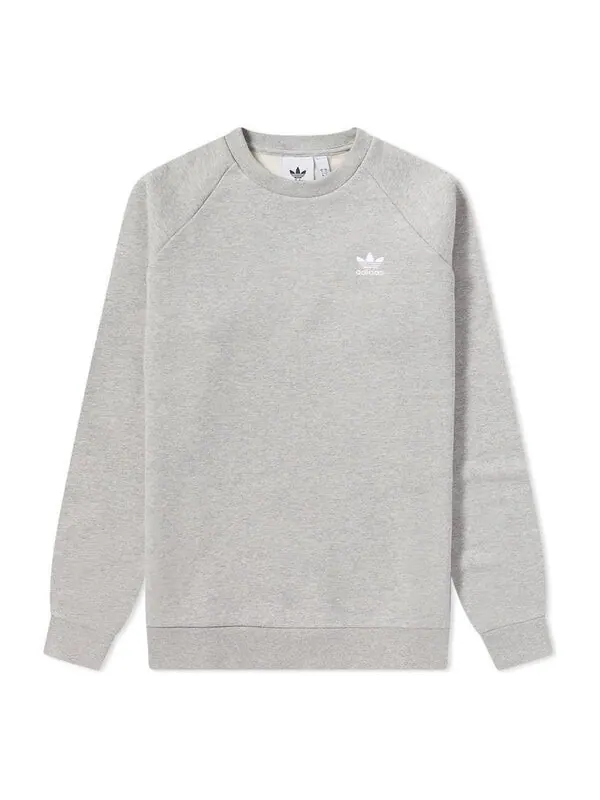 Рубашка adidas originals Adicolor Essentials Trefoil Crewneck Sweatshirt 'Grey' — изображение 1 из 1, серый