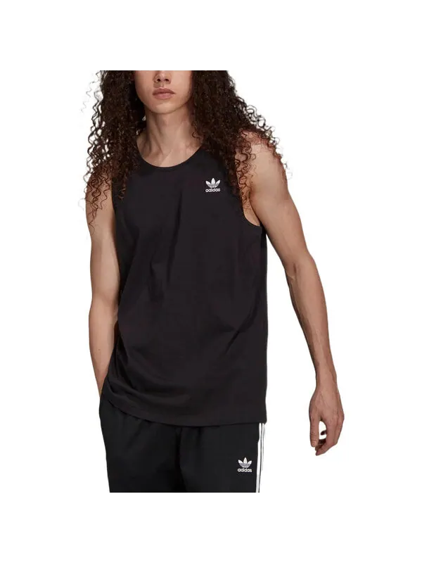 Майка adidas originals Solid Color Micro Mark Sports Training Breathable Vest Black — изображение 2 из 4, мульти