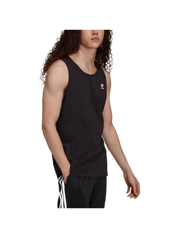 Майка adidas originals Solid Color Micro Mark Sports Training Breathable Vest Black — изображение 4 из 4, мульти