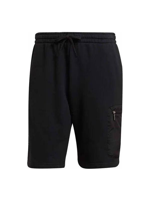 Шорты originals tactical short metallic zipper cargo pocket sports shorts black Adidas — изображение 1 из 4, черный